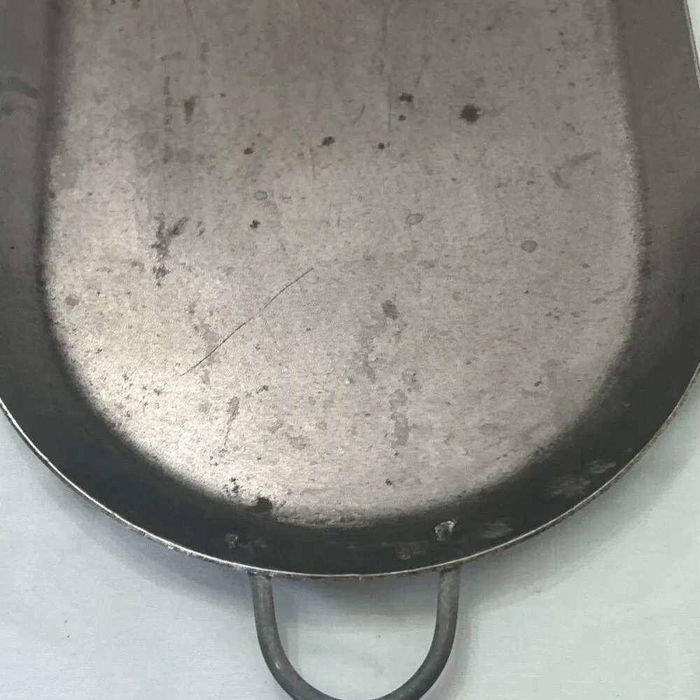 Vintage Mexican Cast Aluminum Comal Griddle